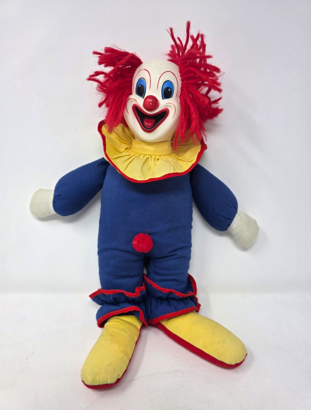 Vintage EEGEE Larry Harmon Bozo the Clown Doll 15 oz